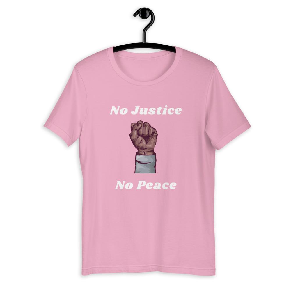 "No Justice = No Peace" Short-Sleeve Unisex T-Shirt - Conscious tees inc.