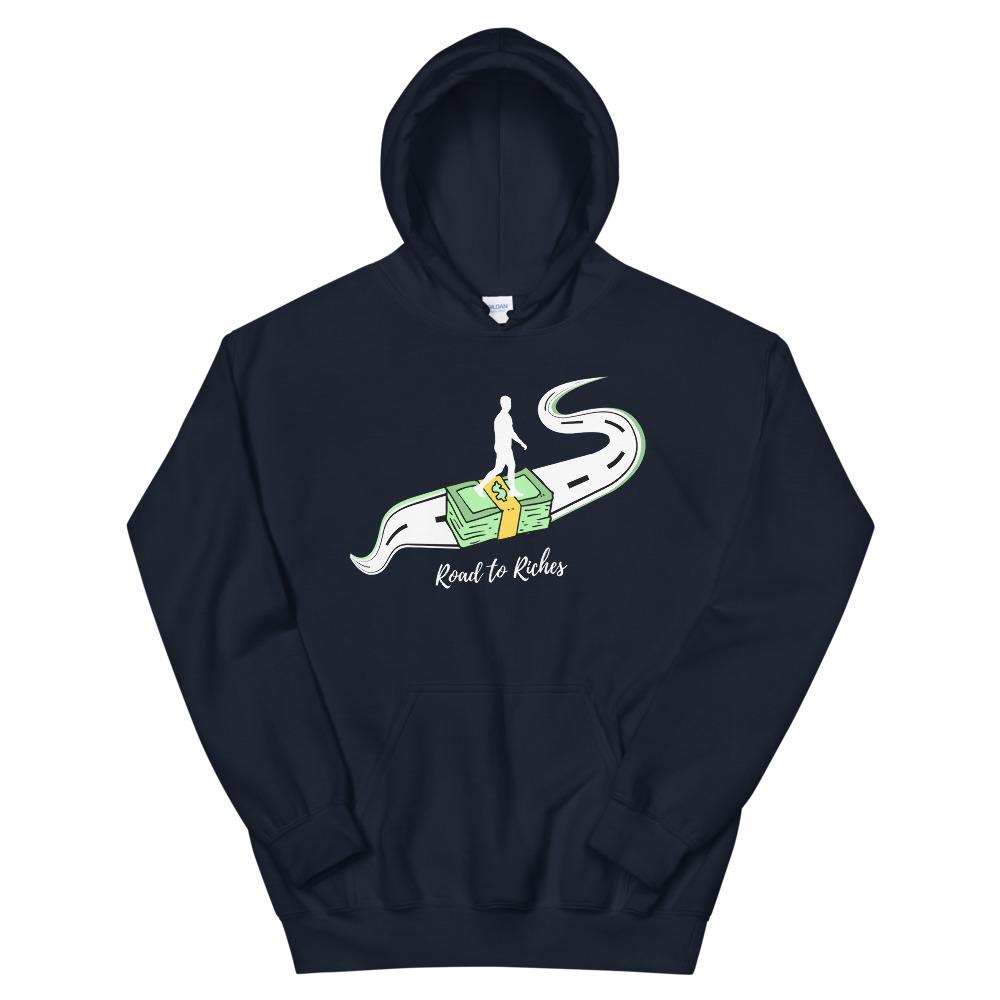 "Road To Riches" Unisex Hoodie - Conscious tees inc.