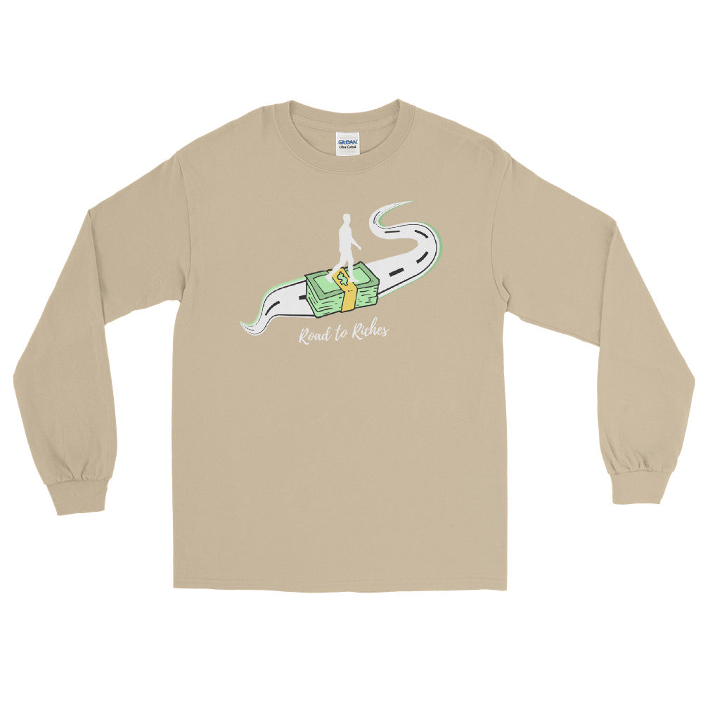 "Road to Riches" Long Sleeve Shirt - Conscious tees inc.