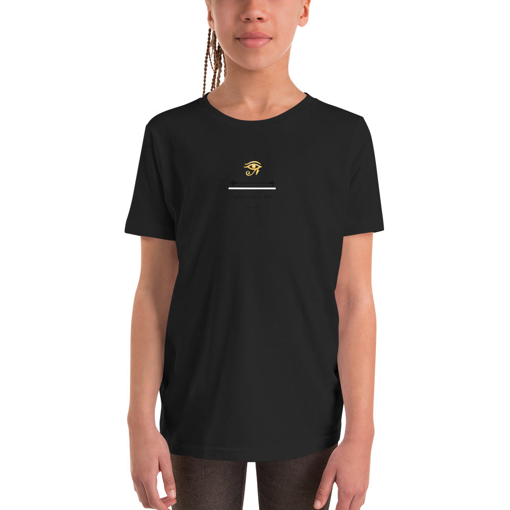 Youth Unisex "Conscious Being" Short Sleeve T-Shirt - Conscious tees inc.