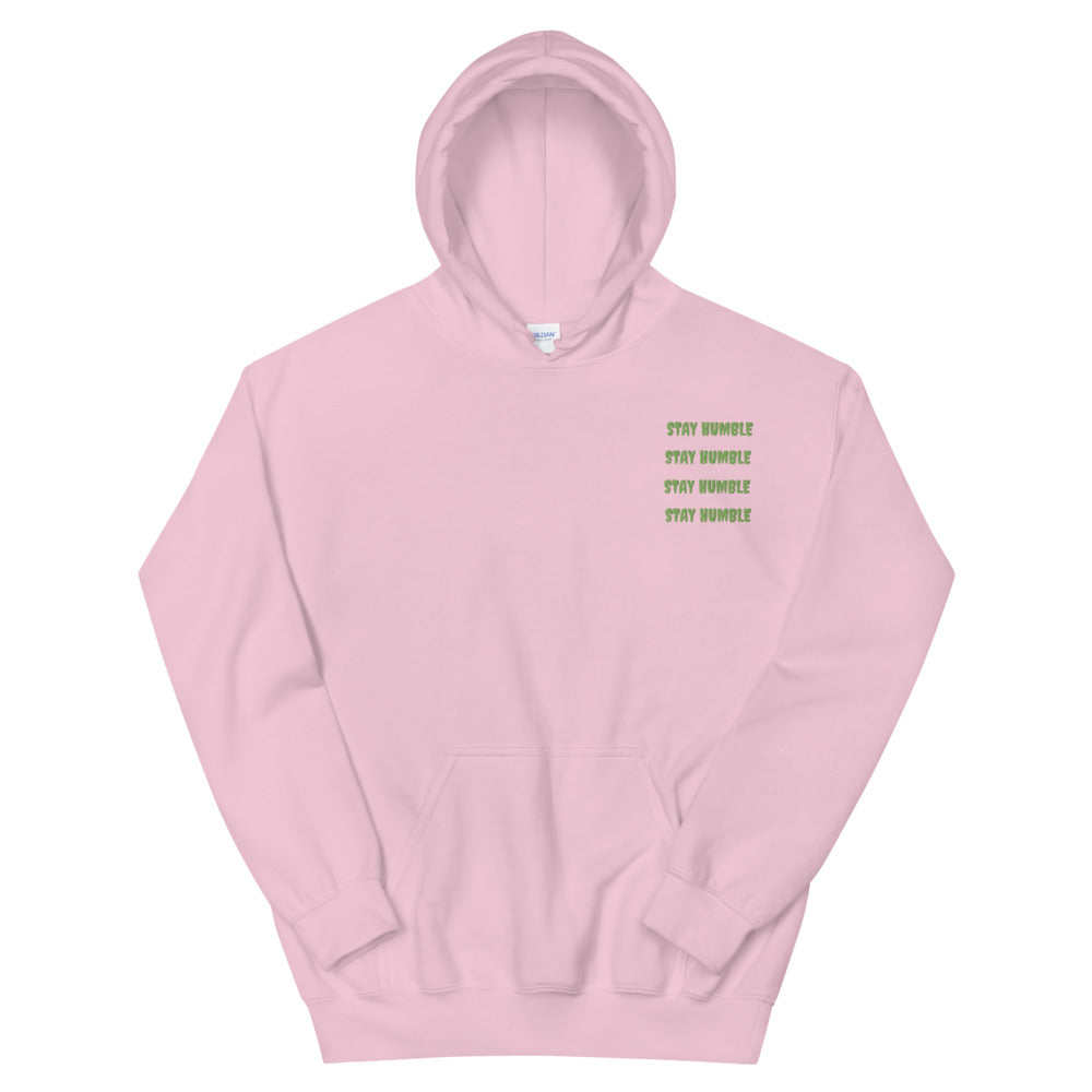 "Stay Humble" Embroided Unisex Hoodie - Conscious tees inc.