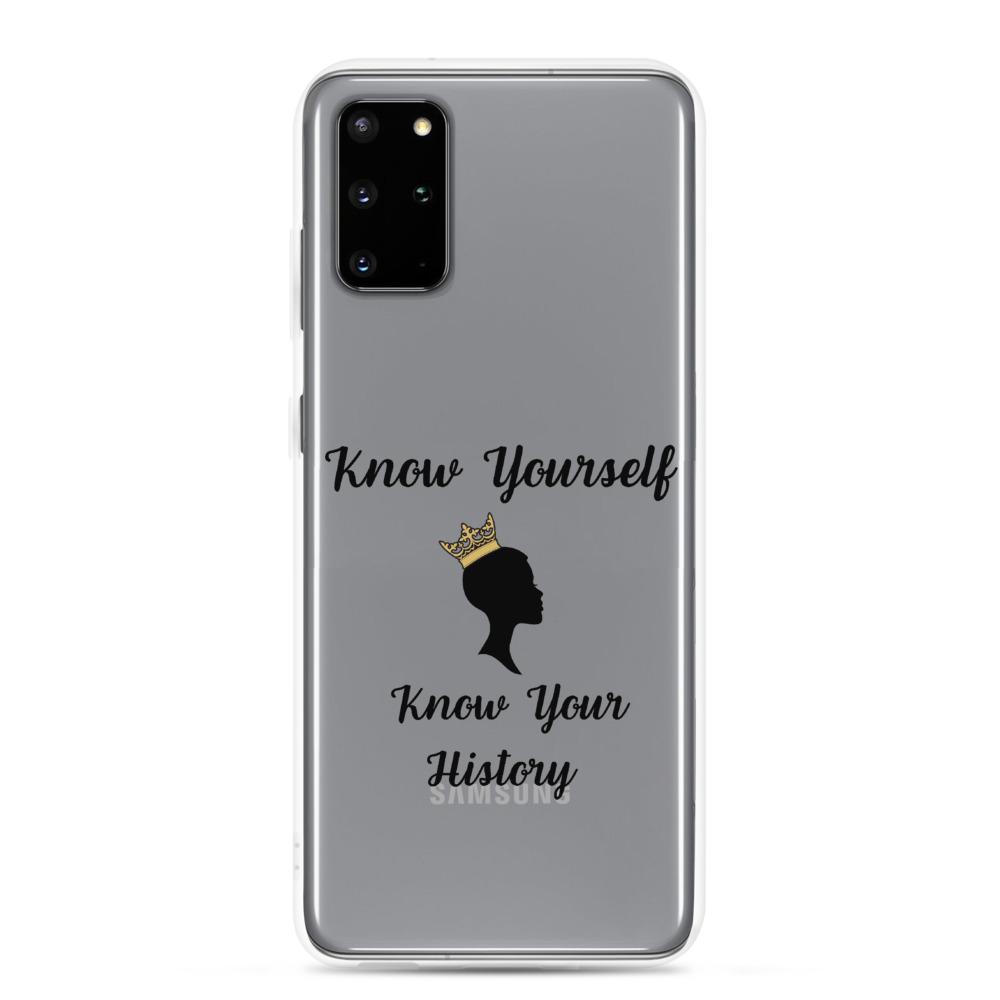 "Know Yourself, Know Your History" Samsung Case - Conscious tees inc.