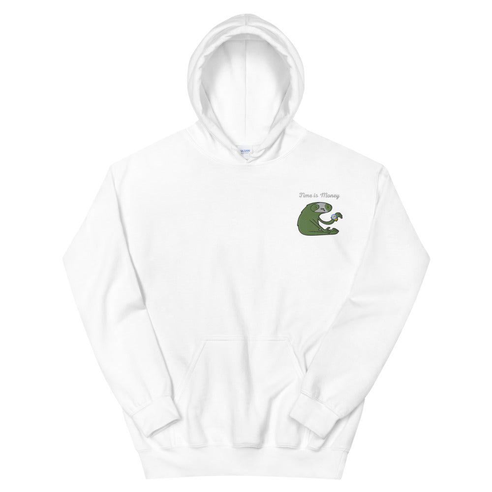"Time is Money-Green" Unisex Hoodie - Conscious tees inc.