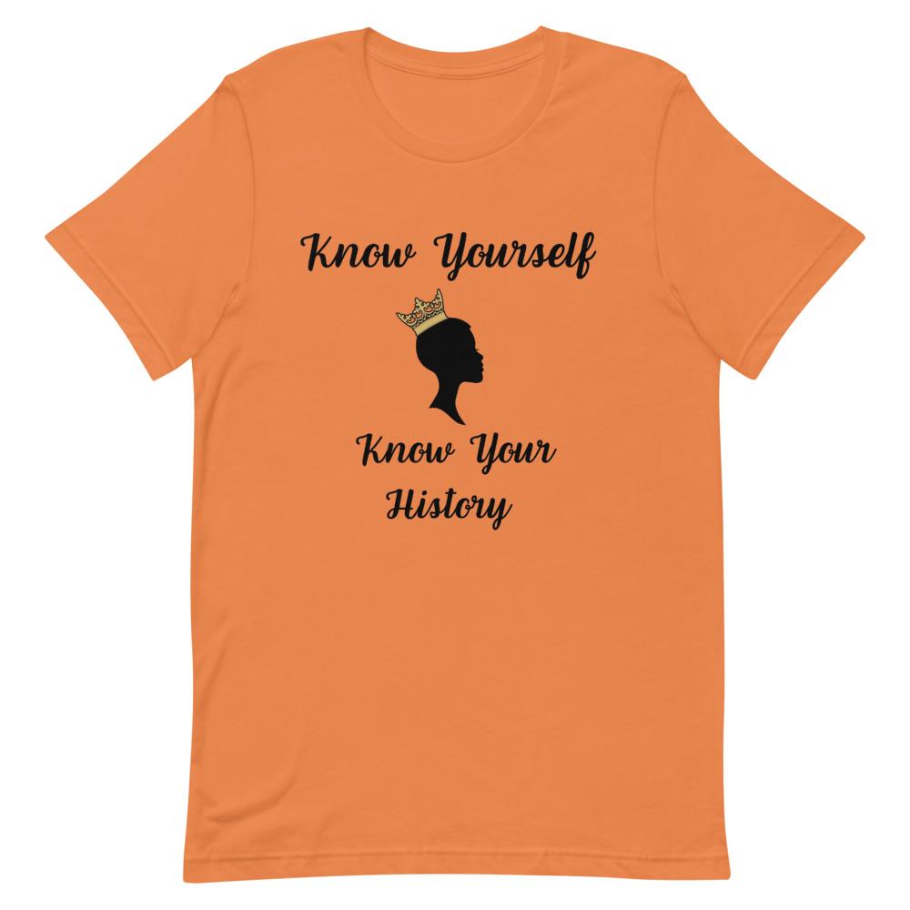 Short-Sleeve Unisex "Know Yourself" T-Shirt - Conscious tees inc.