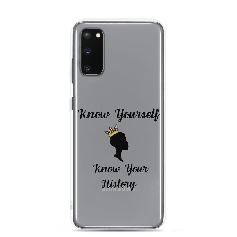 "Know Yourself, Know Your History" Samsung Case - Conscious tees inc.