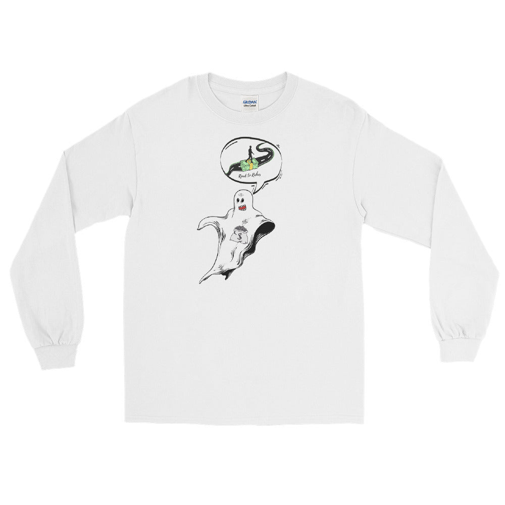 "Road to Riches Thoughts" Long Sleeve Shirt - Conscious tees inc.