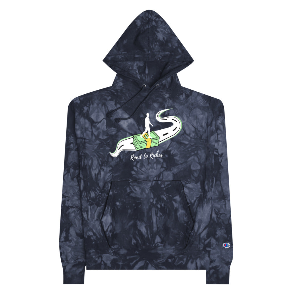 Road to Riches tie-dye hoodie - Conscious tees inc.