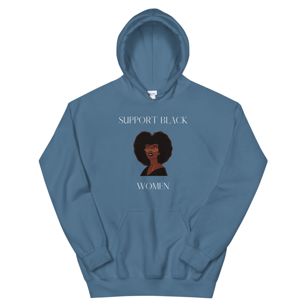 "Support Black Women" Unisex Hoodie - Conscious tees inc.