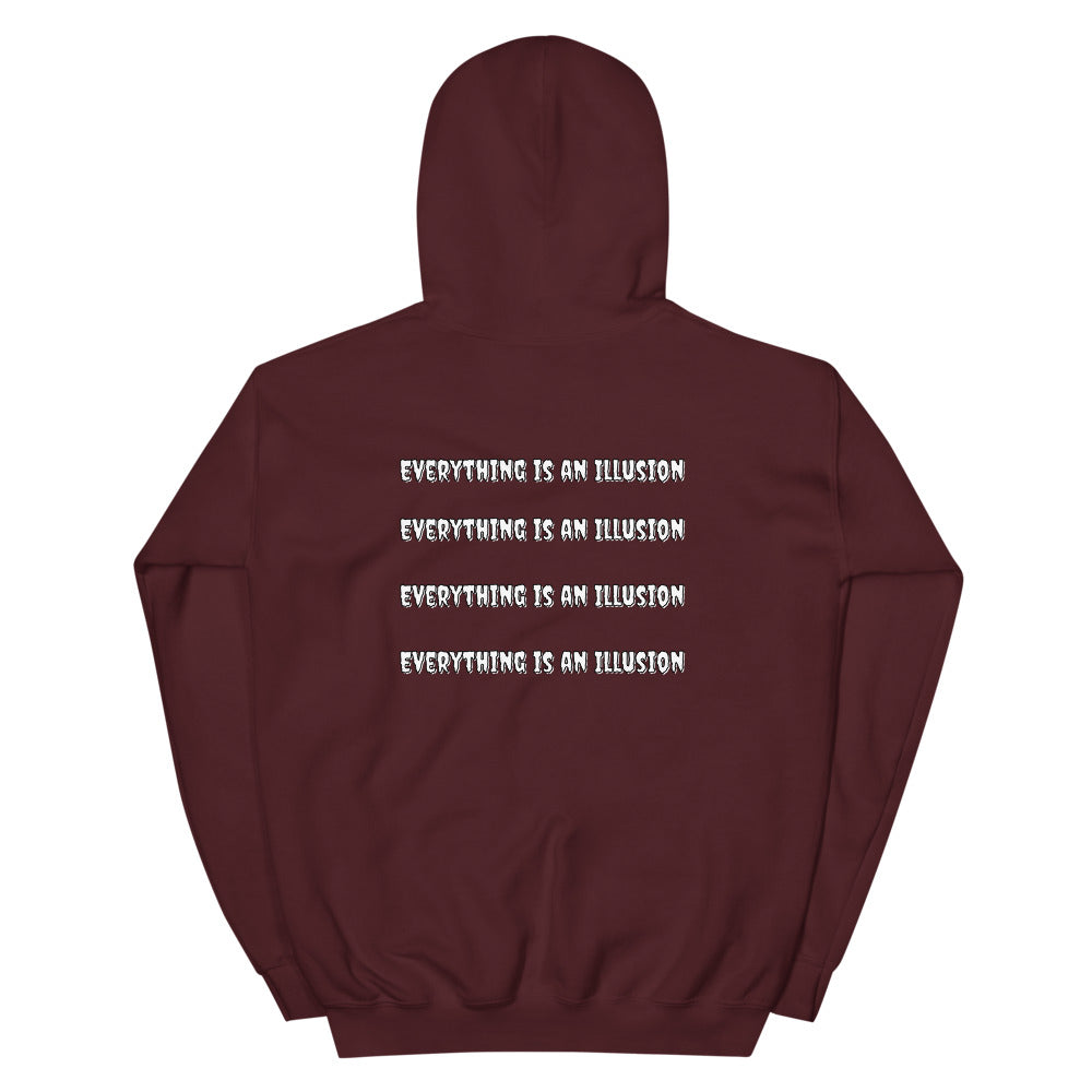 "Everything is an illusion" Unisex Hoodie - Conscious tees inc.
