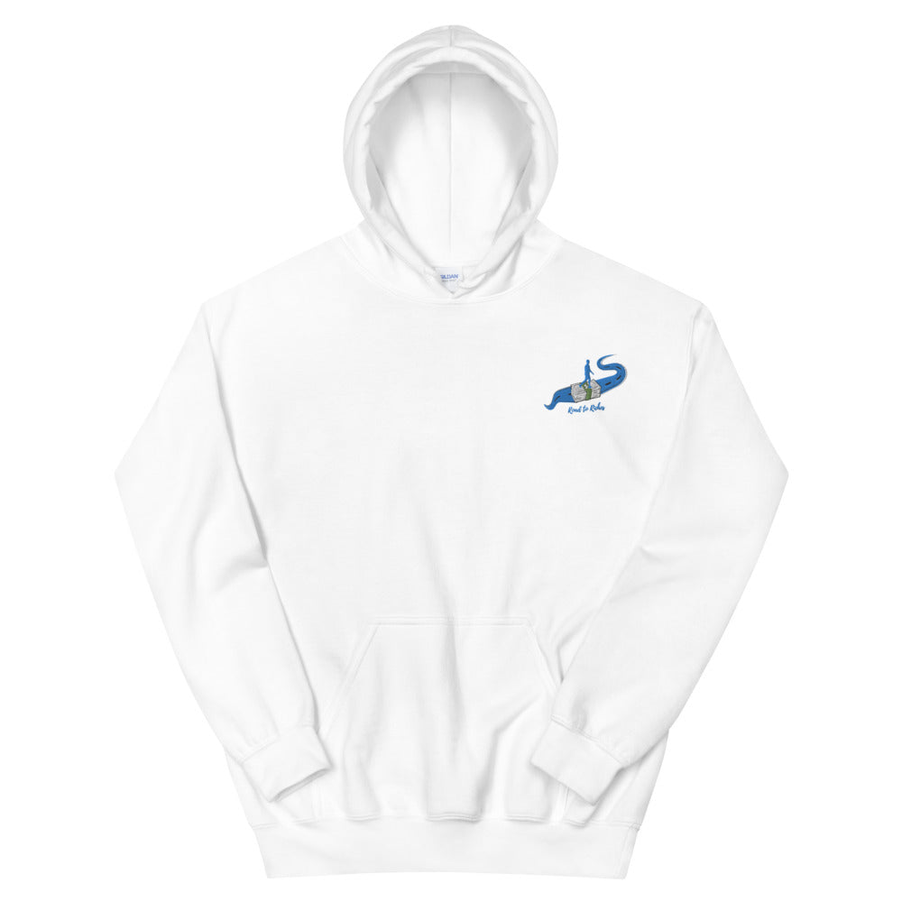 "Road To Riches x Blue" Unisex Hoodie - Conscious tees inc.