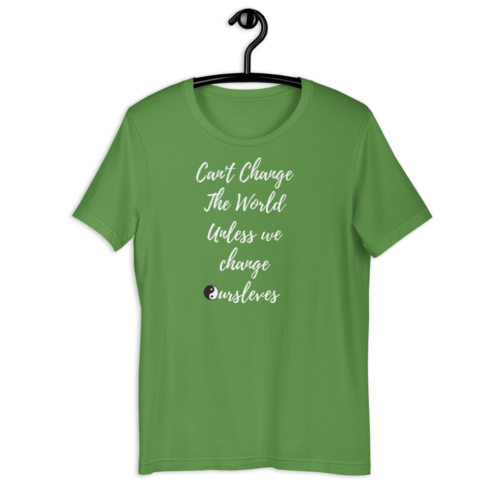 "Change" Short-Sleeve Unisex T-Shirt - Conscious tees inc.