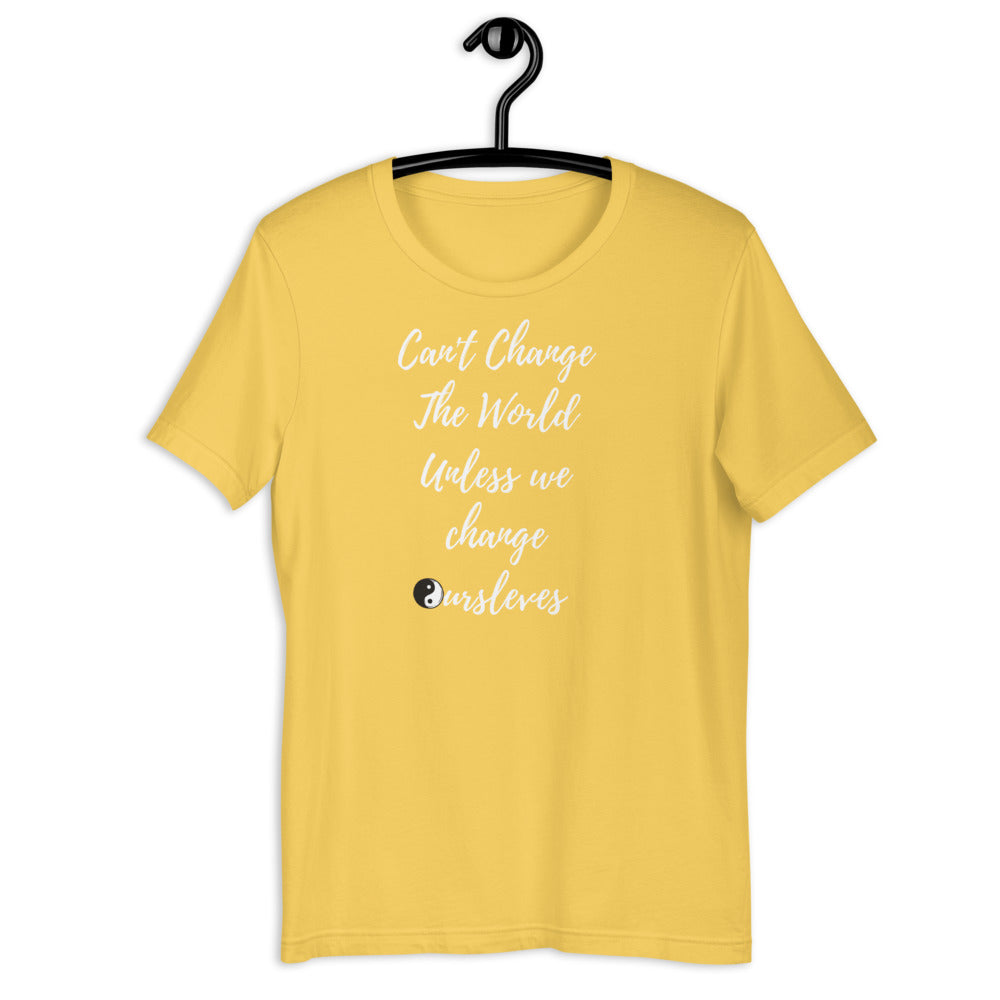 "Change" Short-Sleeve Unisex T-Shirt - Conscious tees inc.